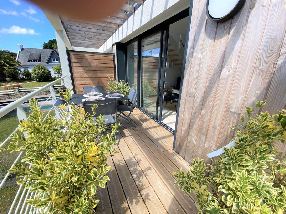 Duplex Lumineux A Benodet: Plage Et Thalasso A Pied, Terrasse, Parking Et Abri Velo Inclus - Fr-1-481-117 Экстерьер фото