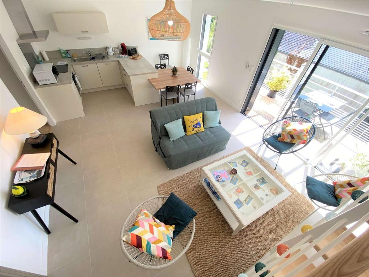 Duplex Lumineux A Benodet: Plage Et Thalasso A Pied, Terrasse, Parking Et Abri Velo Inclus - Fr-1-481-117 Экстерьер фото