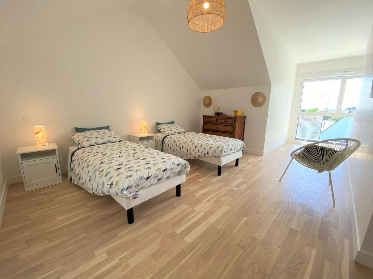 Duplex Lumineux A Benodet: Plage Et Thalasso A Pied, Terrasse, Parking Et Abri Velo Inclus - Fr-1-481-117 Экстерьер фото