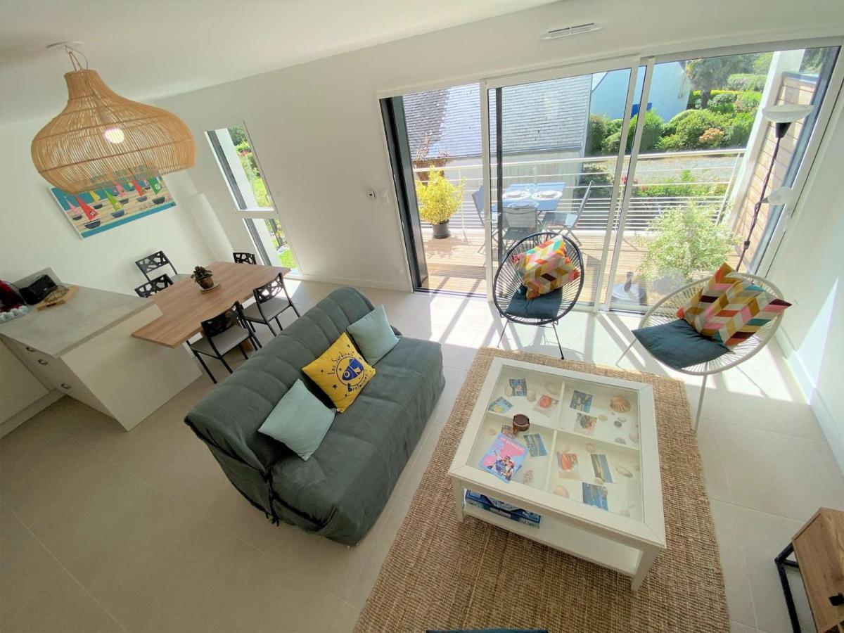 Duplex Lumineux A Benodet: Plage Et Thalasso A Pied, Terrasse, Parking Et Abri Velo Inclus - Fr-1-481-117 Экстерьер фото
